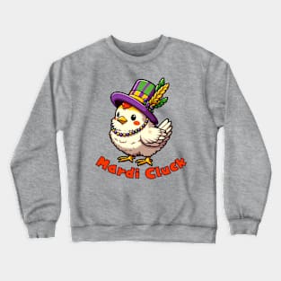 Mardi Gras Chicken Crewneck Sweatshirt